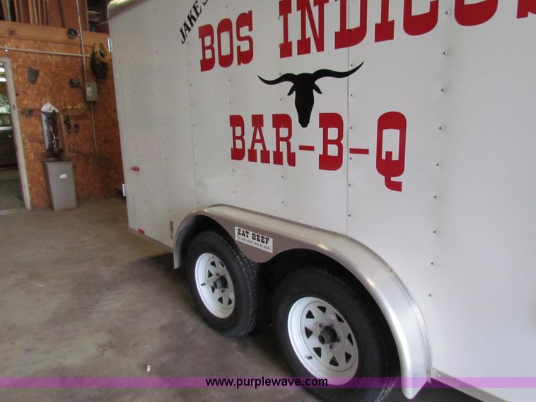 image for item B7227 18' V-nose enclosed concessions trailer