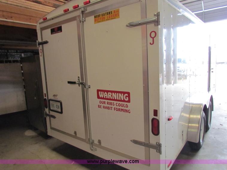 image for item B7227 18' V-nose enclosed concessions trailer