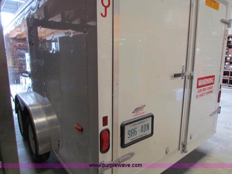 image for item B7227 18' V-nose enclosed concessions trailer