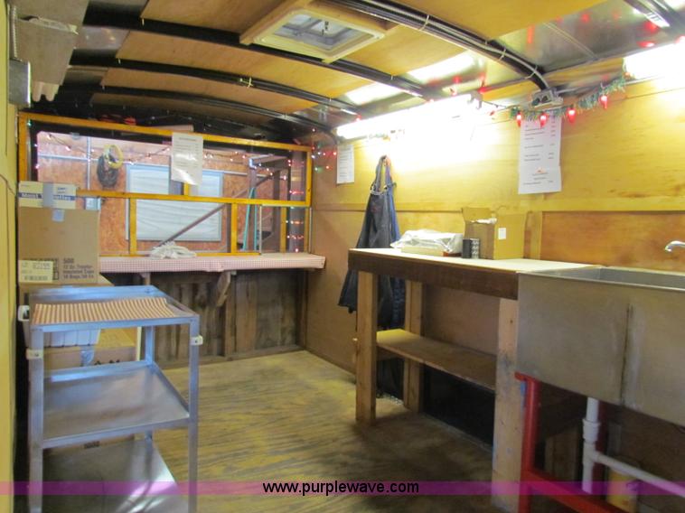 image for item B7227 18' V-nose enclosed concessions trailer