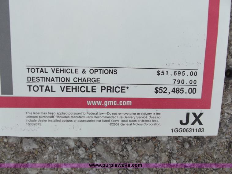 image for item D3854 2003 GMC Yukon Denali 1500 XL AWD SUV