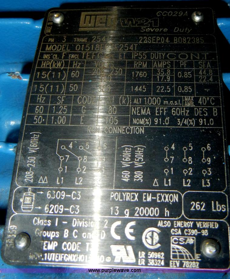 image for item K9000 2004 Eaton air compressor