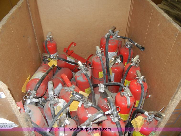 image for item K9002 Approximately 120 assorted fire extinguishers