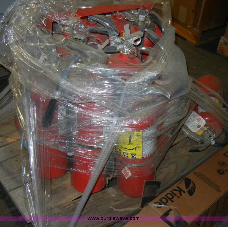 image for item K9002 Approximately 120 assorted fire extinguishers