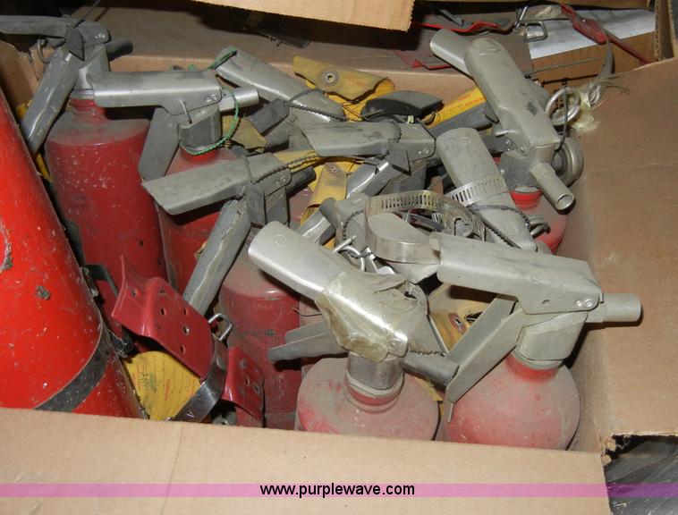 image for item K9002 Approximately 120 assorted fire extinguishers