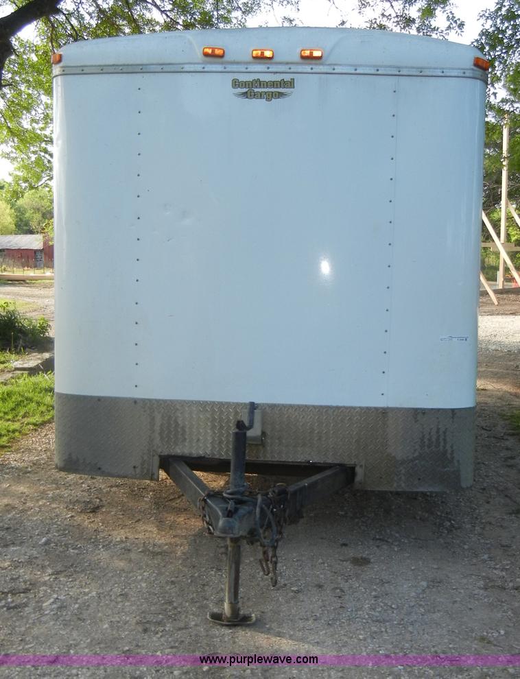 image for item K9068 2005 Continental Cargo Express 14' enclosed trailer