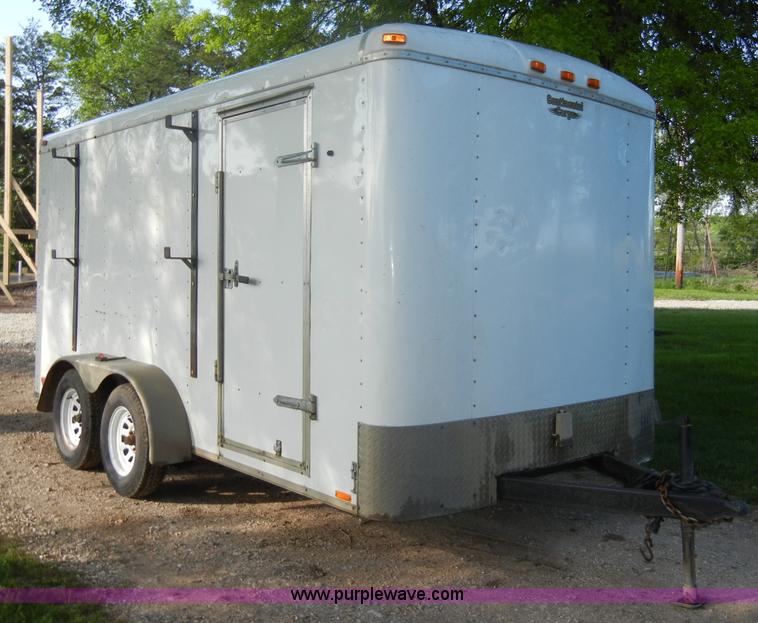 image for item K9068 2005 Continental Cargo Express 14' enclosed trailer