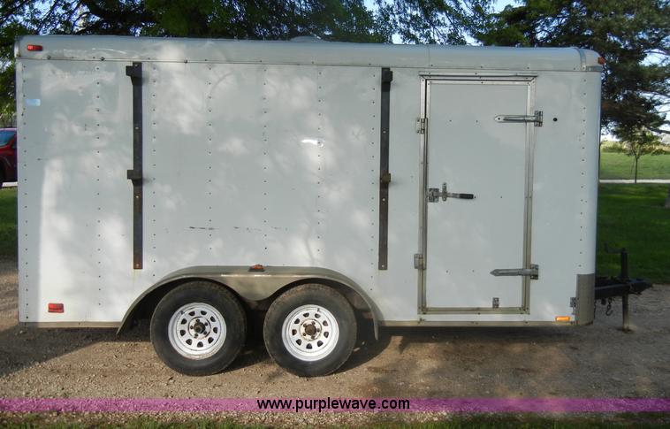 image for item K9068 2005 Continental Cargo Express 14' enclosed trailer