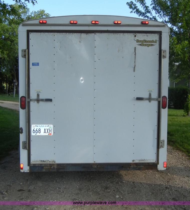 image for item K9068 2005 Continental Cargo Express 14' enclosed trailer