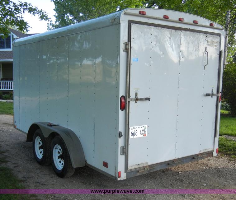 image for item K9068 2005 Continental Cargo Express 14' enclosed trailer