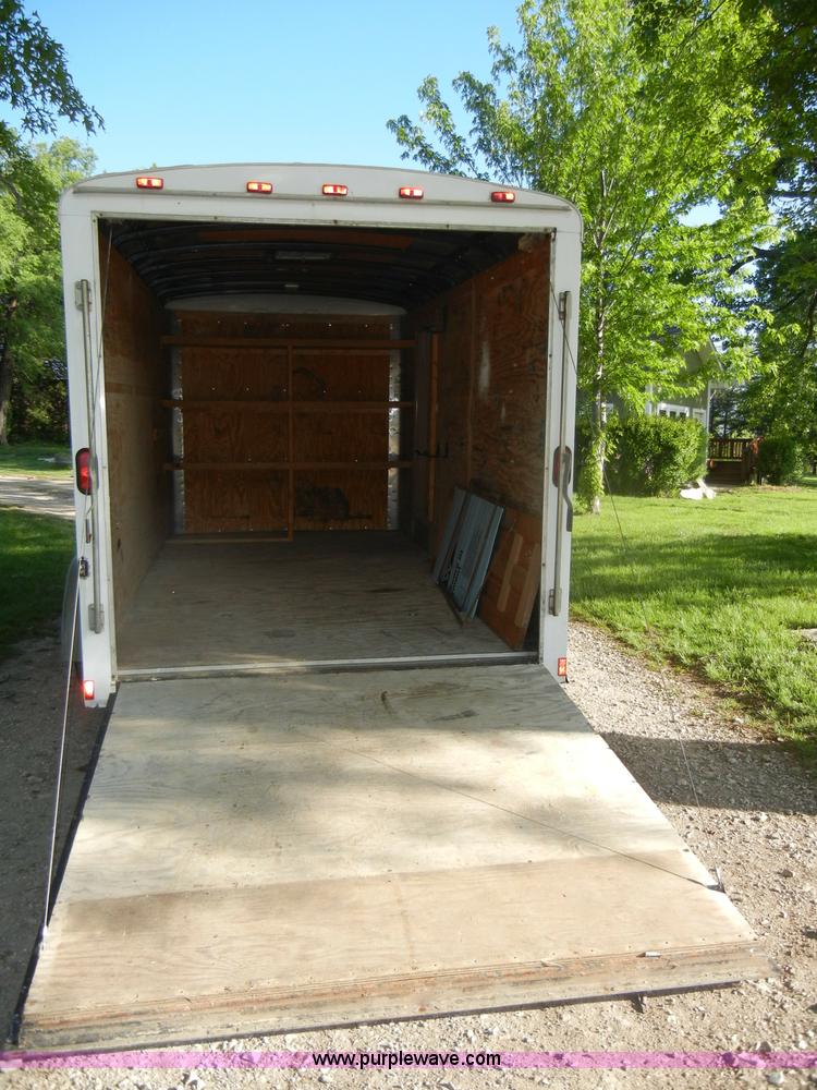 image for item K9068 2005 Continental Cargo Express 14' enclosed trailer