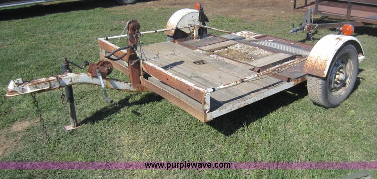 image for item V9047 Tilt bed trailer