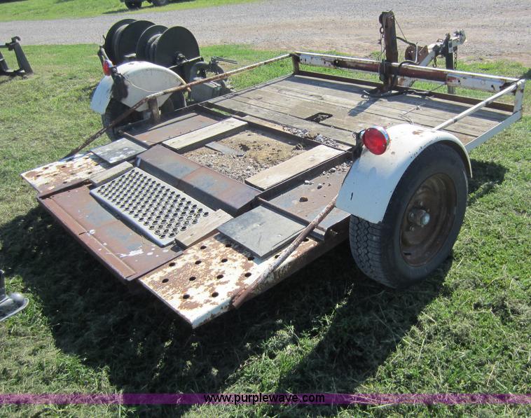 image for item V9047 Tilt bed trailer