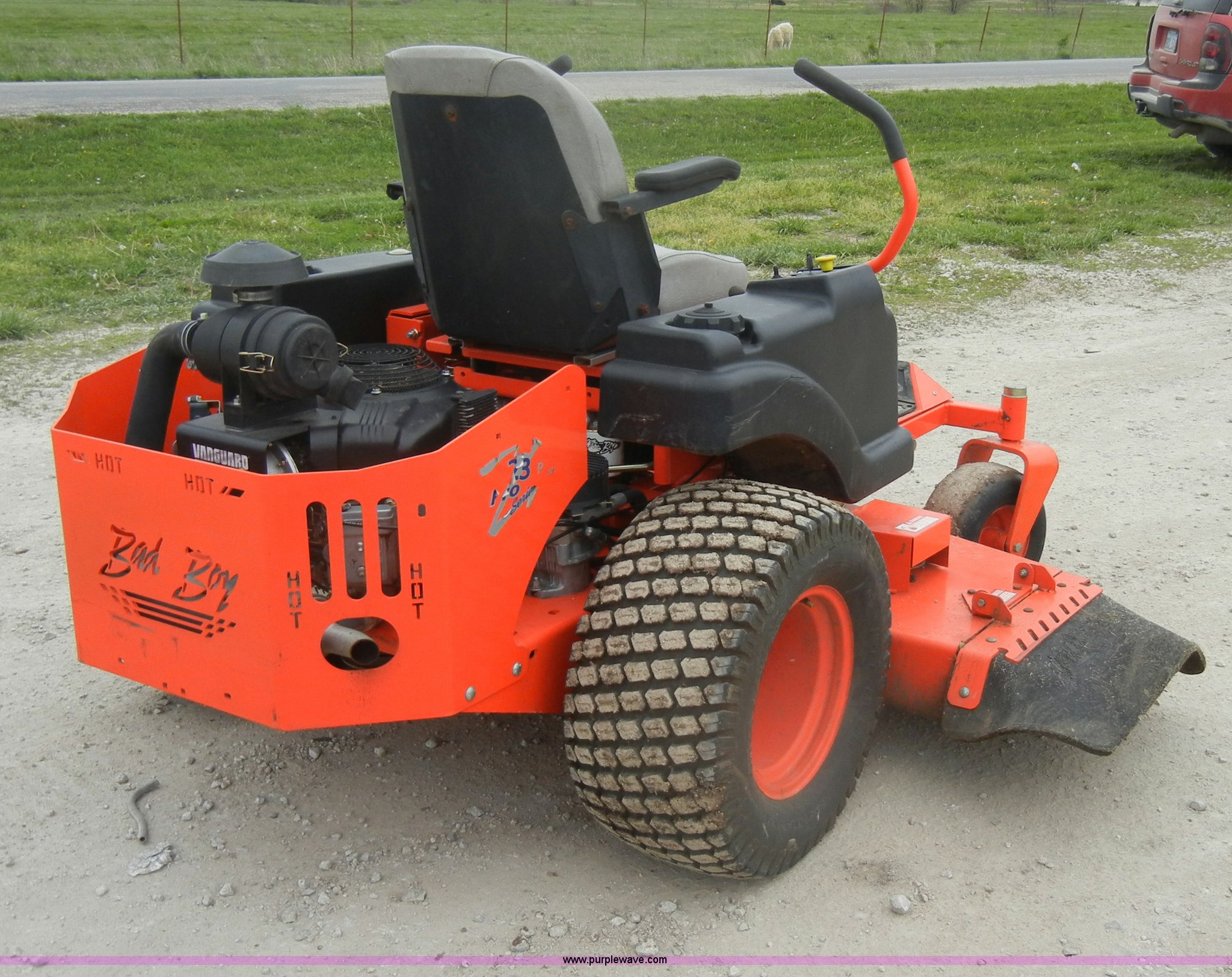 Bad Boy Pro Series 6000 Pup lawn mower in Greeley, KS Item K9061 sold