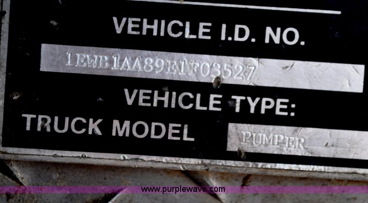 image for item A5873 1984 Emergency One Pumper firetruck