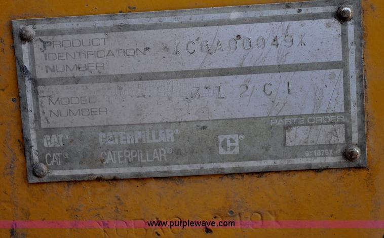 image for item A5883 2001 Caterpillar 312CL excavator
