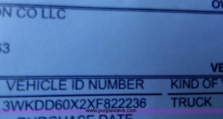 image for item B6326 1999 Kenworth T800 triple axle semi truck