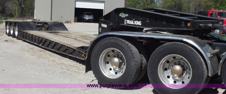 image for item B6327 1999 Trail King 50 ton lowboy trailer