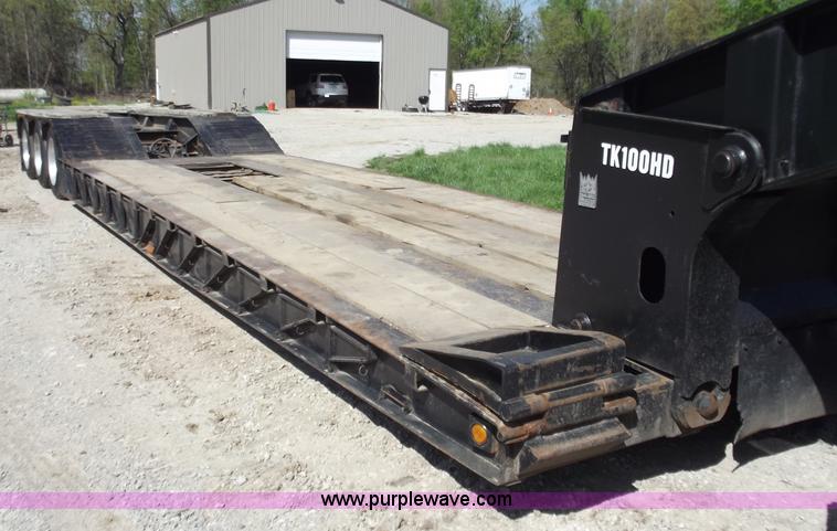 image for item B6327 1999 Trail King 50 ton lowboy trailer