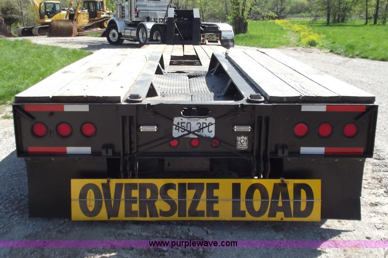 image for item B6327 1999 Trail King 50 ton lowboy trailer