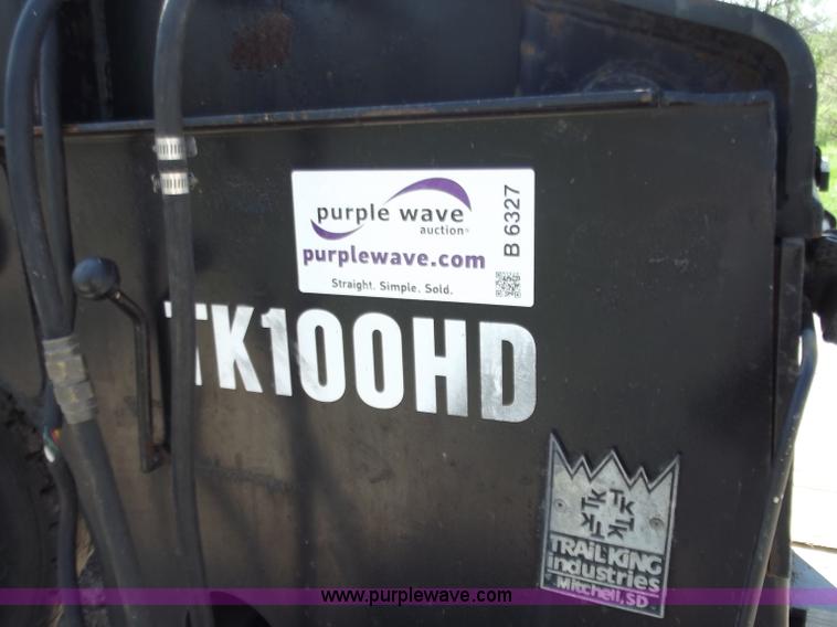 image for item B6327 1999 Trail King 50 ton lowboy trailer