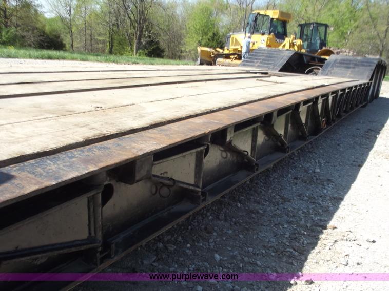 image for item B6327 1999 Trail King 50 ton lowboy trailer