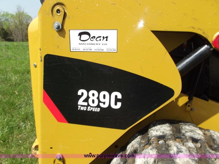 image for item B6331 2010 Caterpillar 289C skid steer