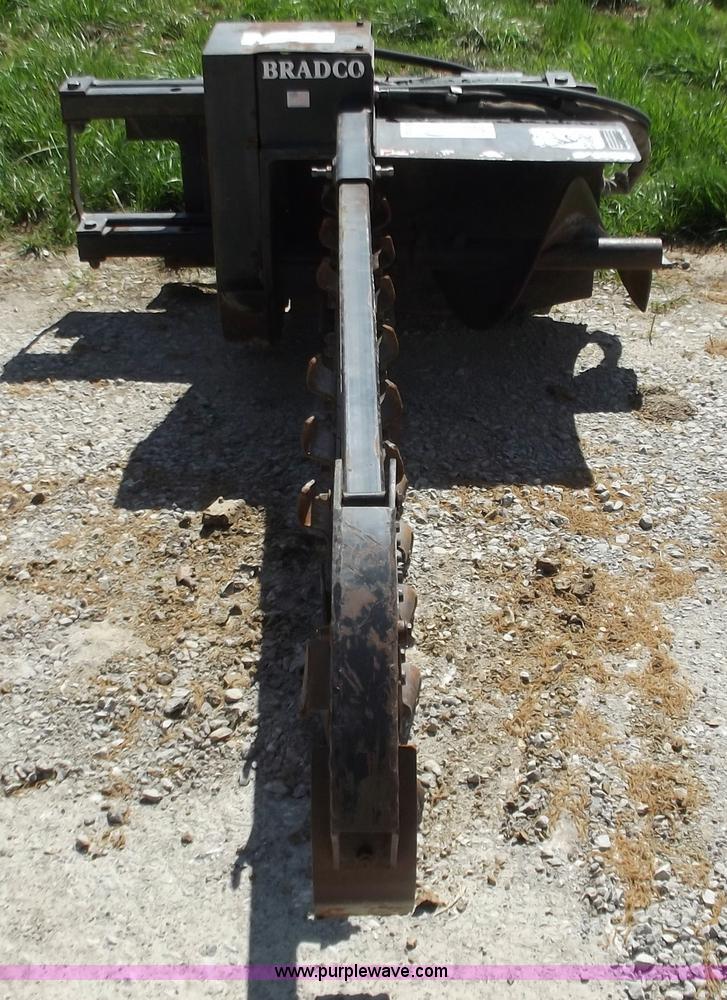image for item B6335 Bradco 617 trencher skid steer attachment