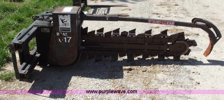 image for item B6335 Bradco 617 trencher skid steer attachment