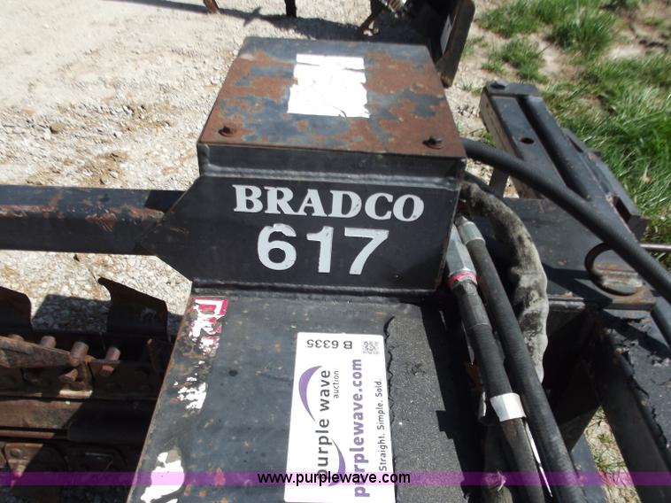 image for item B6335 Bradco 617 trencher skid steer attachment