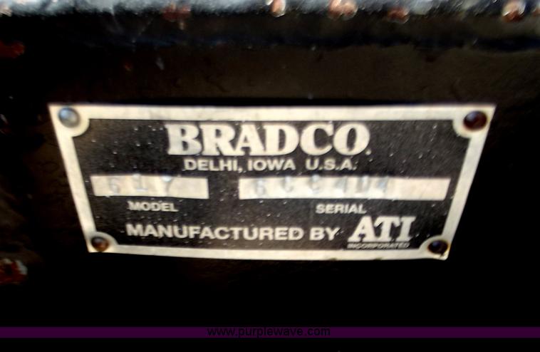 image for item B6335 Bradco 617 trencher skid steer attachment
