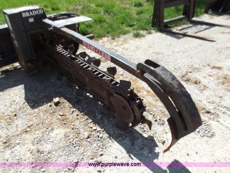 image for item B6335 Bradco 617 trencher skid steer attachment