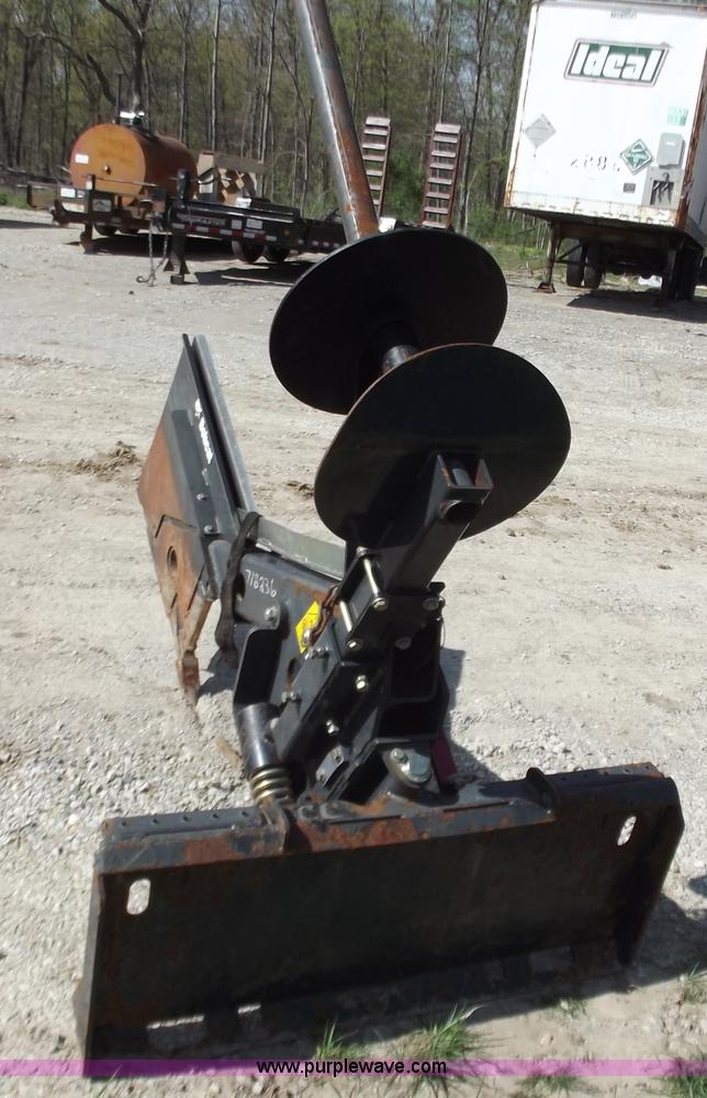 image for item B6337 Bobcat skid steer silt fence installer