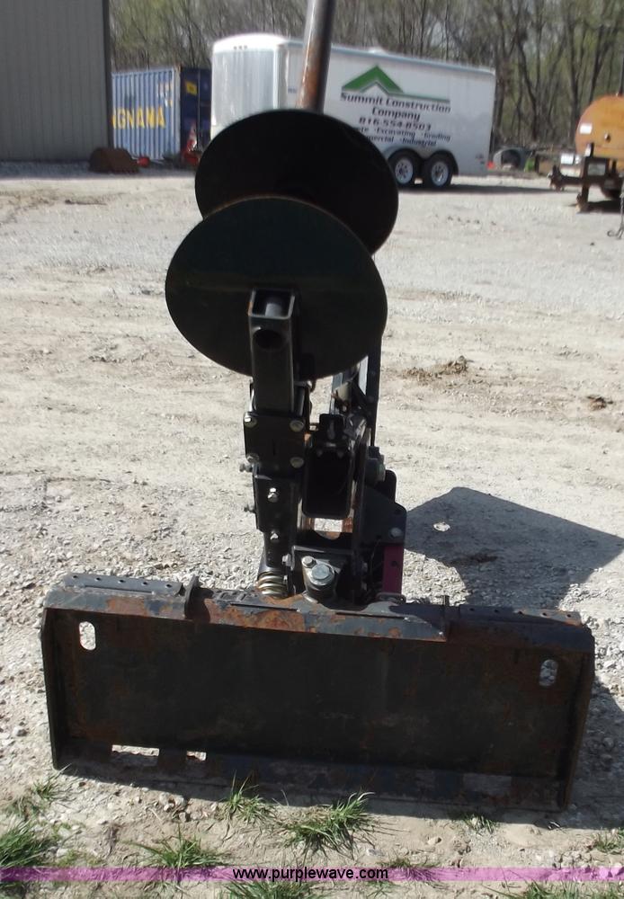 image for item B6337 Bobcat skid steer silt fence installer