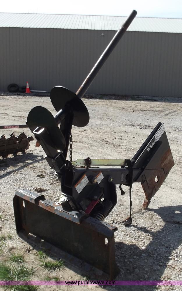 image for item B6337 Bobcat skid steer silt fence installer