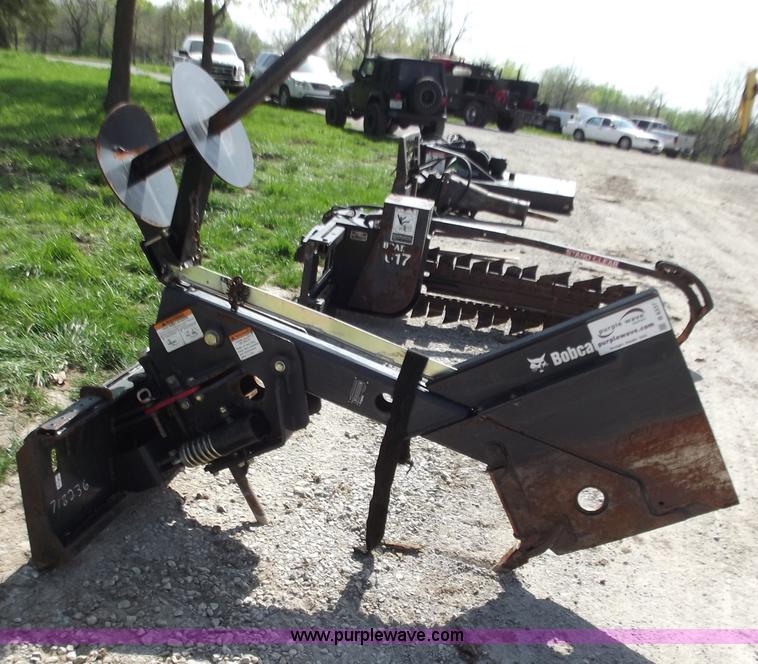 image for item B6337 Bobcat skid steer silt fence installer