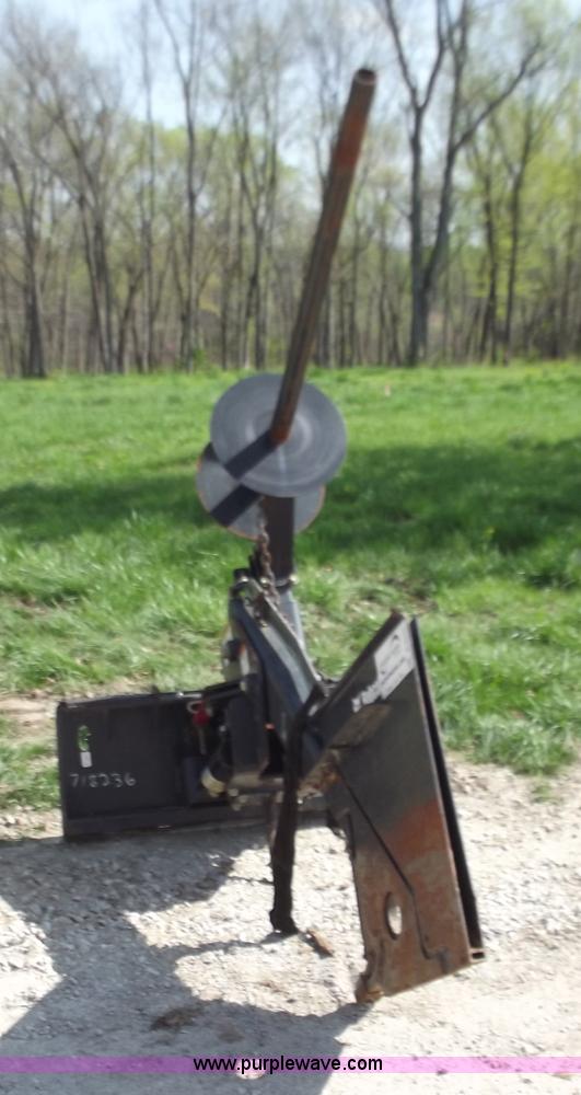 image for item B6337 Bobcat skid steer silt fence installer