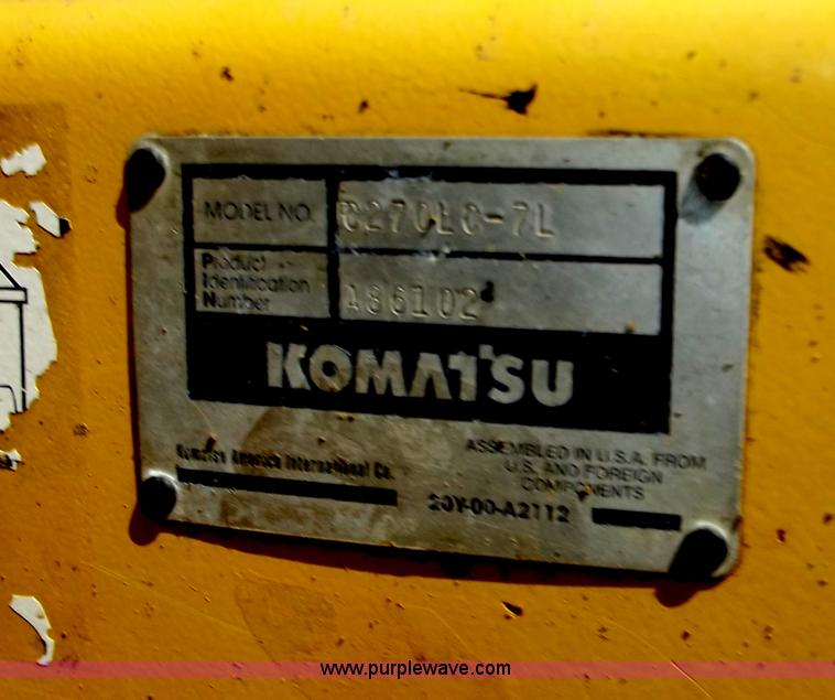 image for item B6346 2004 Komatsu PC270LC-7L excavator