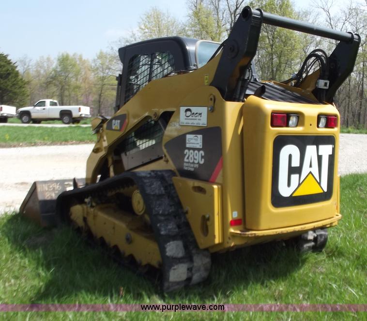 image for item B6360 2011 Caterpillar 289C skid steer