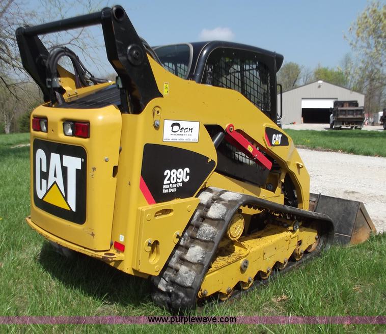 image for item B6360 2011 Caterpillar 289C skid steer