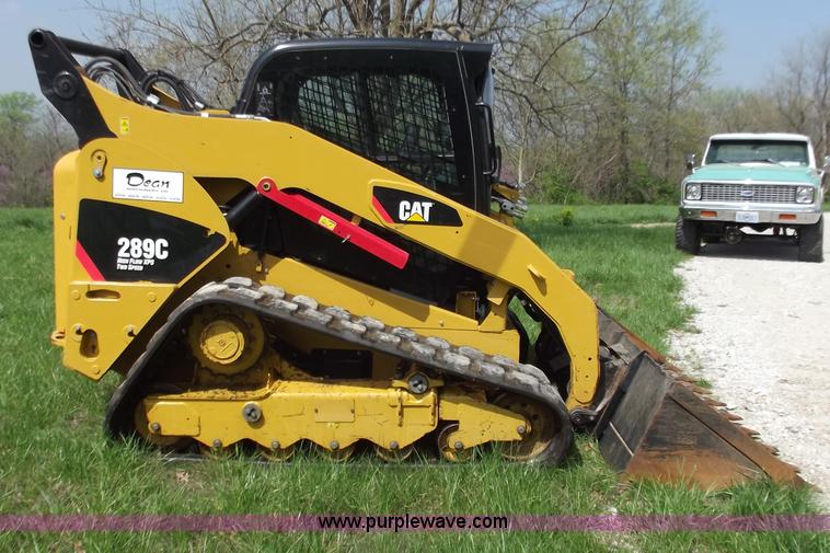 image for item B6360 2011 Caterpillar 289C skid steer