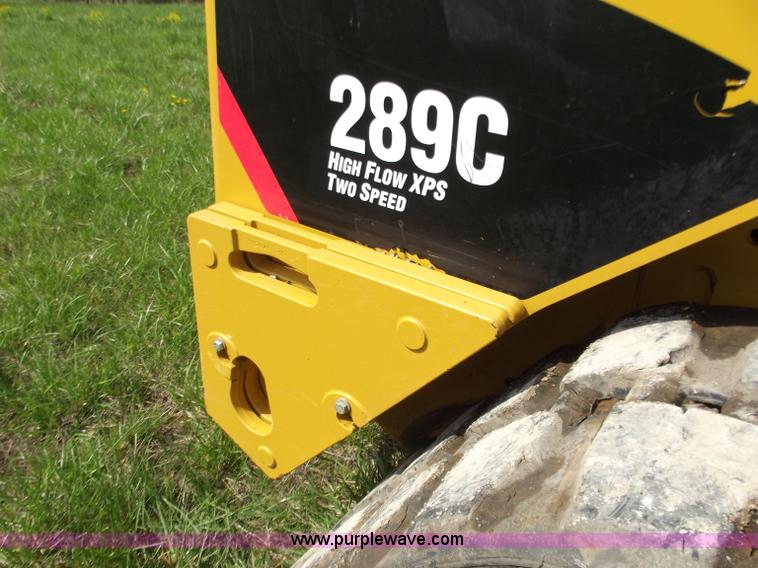 image for item B6360 2011 Caterpillar 289C skid steer