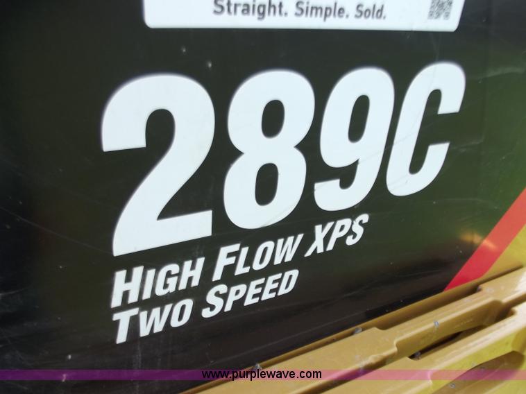 image for item B6360 2011 Caterpillar 289C skid steer