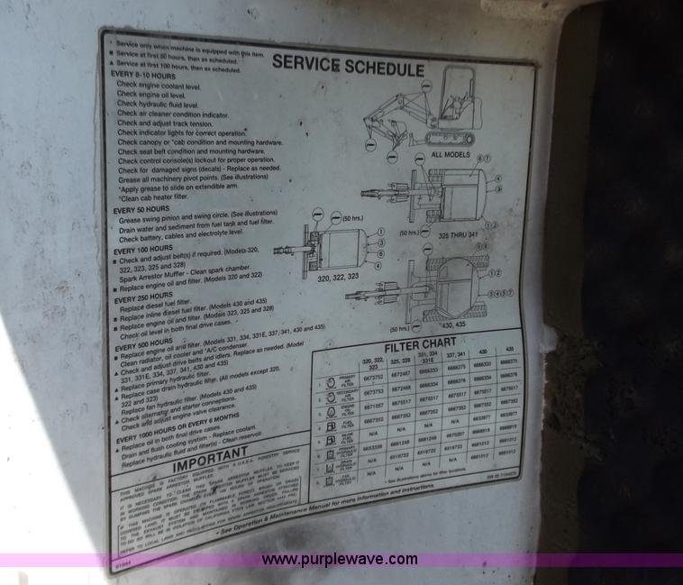 image for item B9205 2005 Bobcat 435 FastTrack mini excavator