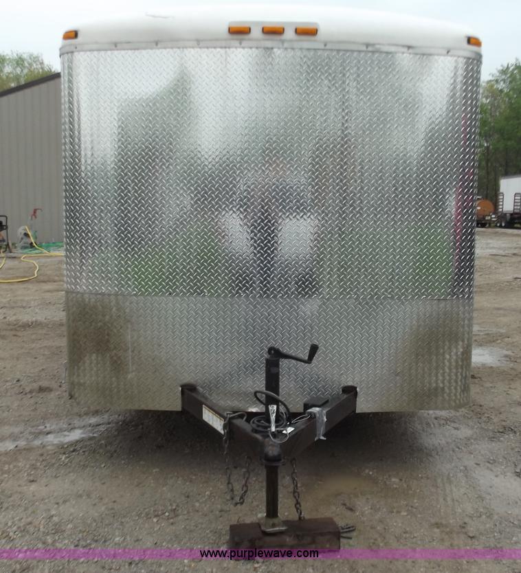 image for item D3876 2007 Cooper 16' enclosed trailer