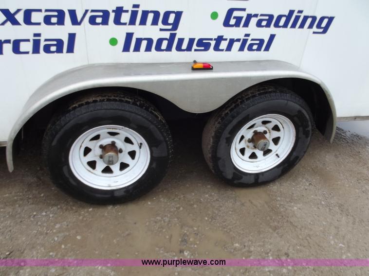 image for item D3876 2007 Cooper 16' enclosed trailer