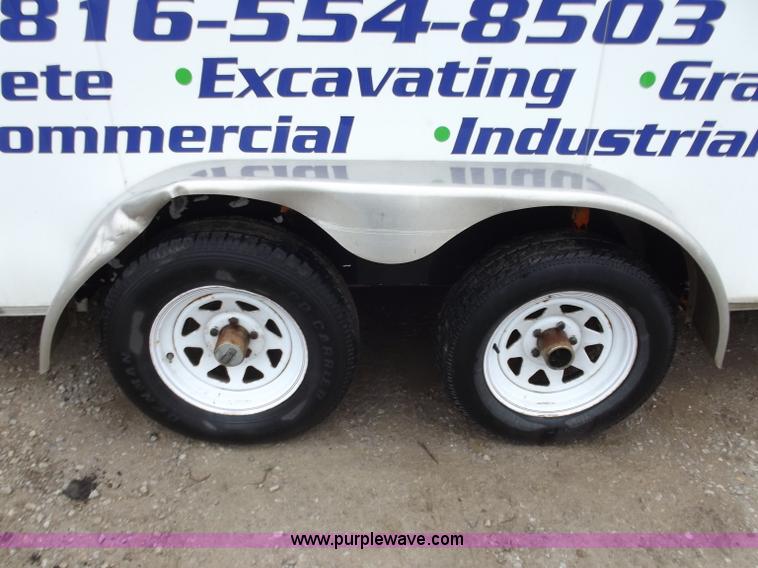 image for item D3876 2007 Cooper 16' enclosed trailer