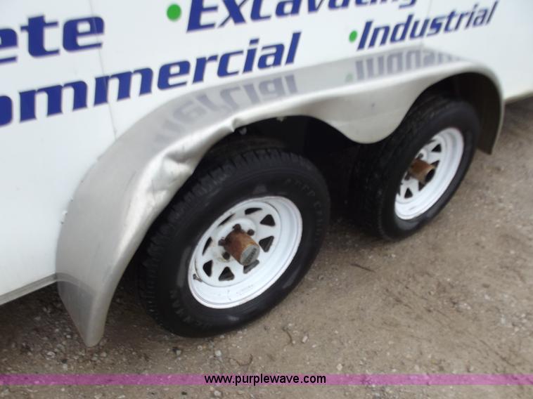 image for item D3876 2007 Cooper 16' enclosed trailer