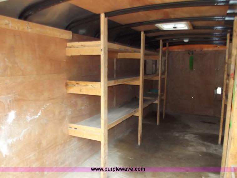 image for item D3876 2007 Cooper 16' enclosed trailer