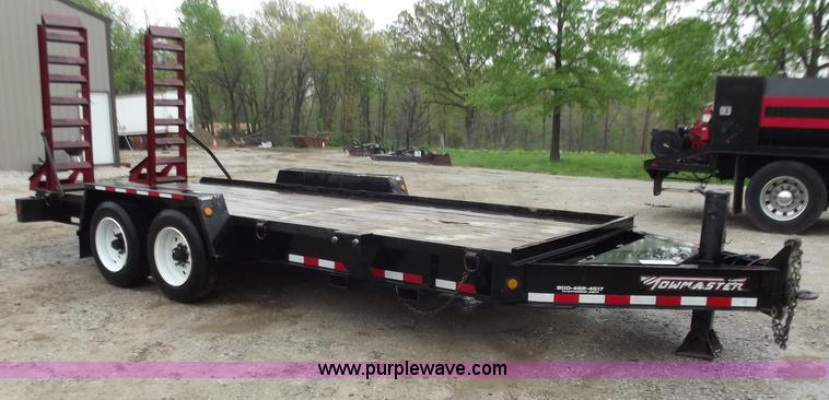 image for item D3877 2011 Towmaster T160 equipment trailer